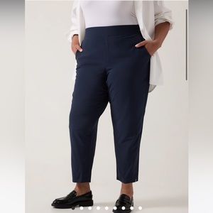 Brooklyn ankle pant. Athleta. Navy